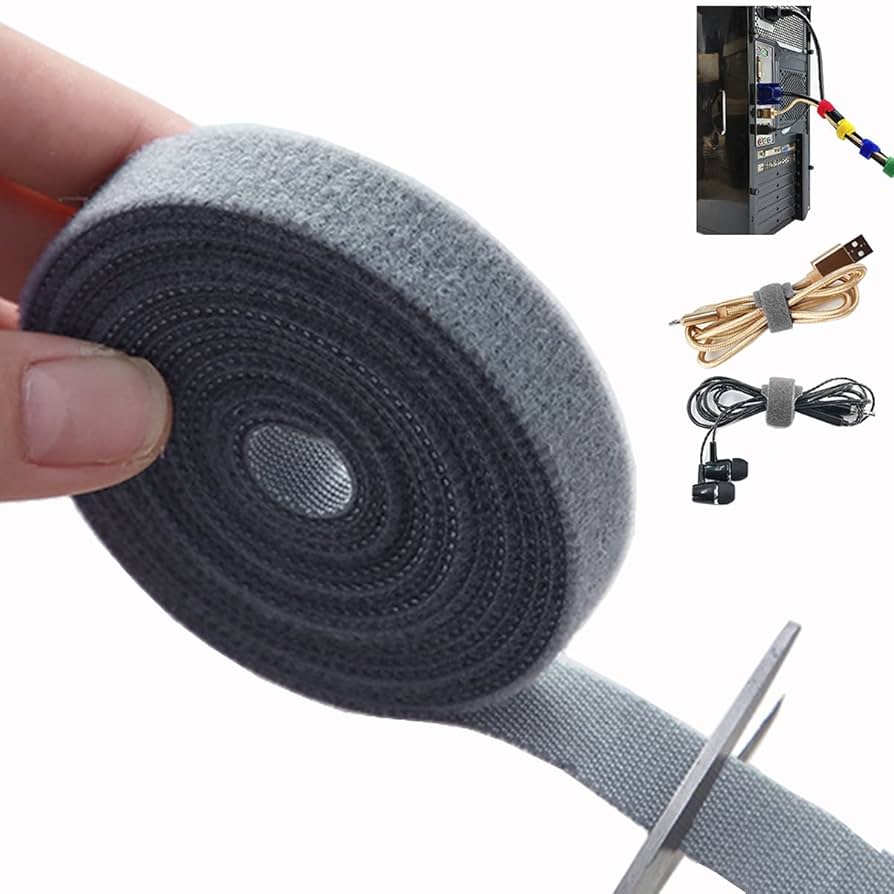 Amazon.co.jp: MAKEIIT マジックテープ バンド 幅12mmx長さ24m